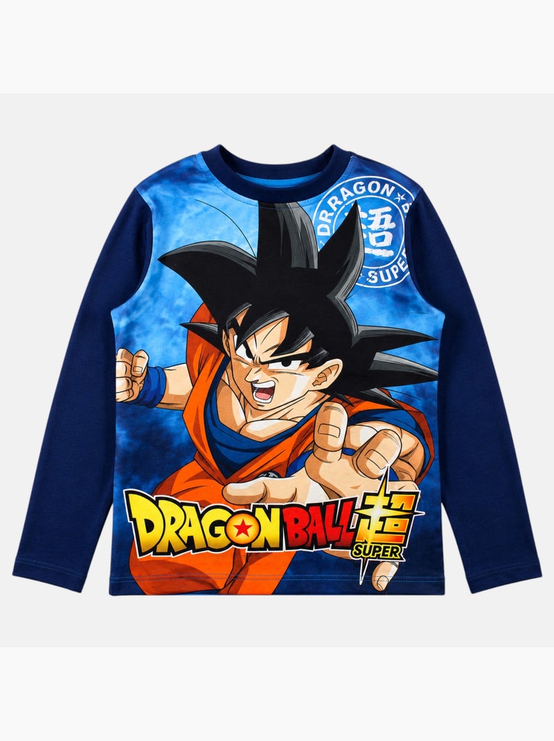 Dragon Ball Z - Maglia a maniche lunghe da bambino Blu marino - Kiabi