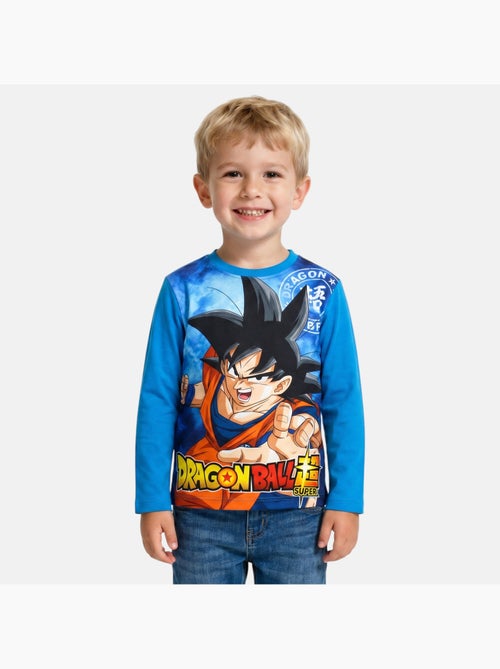 Dragon ball z - maglietta a maniche lunghe con stampa, collo rotondo - Kiabi