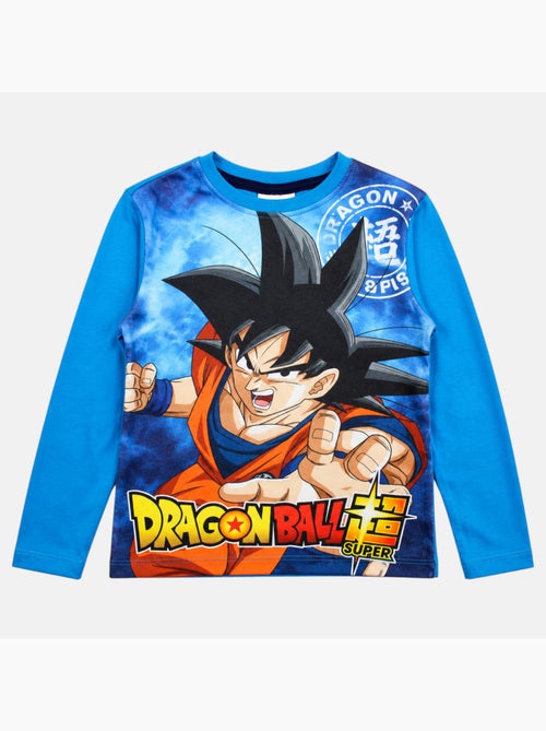 Dragon ball z - maglietta a maniche lunghe con stampa, collo rotondo - Kiabi