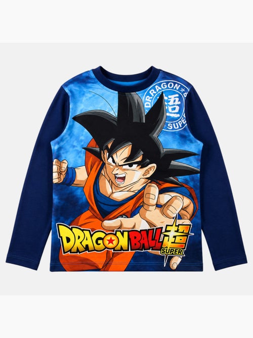 Dragon ball z - maglietta a maniche lunghe con stampa, collo rotondo - Kiabi