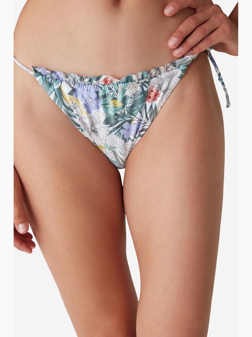Dream garden slip bikini super con stampa floreale e volant penti - Kiabi