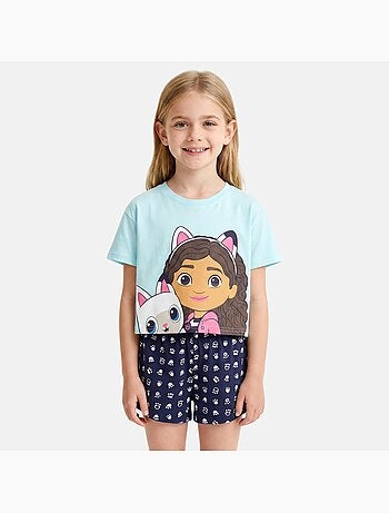 Dreamworks - completo maglietta e short bambina