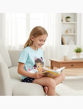 Dreamworks - completo maglietta e short bambina