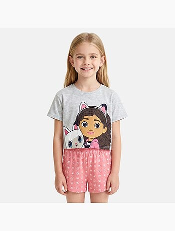 Dreamworks - completo maglietta e short bambina