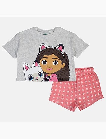 Dreamworks - completo maglietta e short bambina