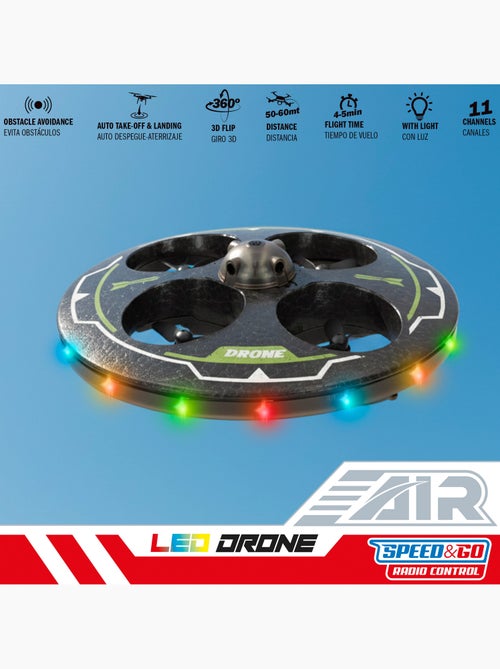 Drone giocattolo circolare telecomandato con rotazione a 360° e giroscopio speed & go - Kiabi Drone giocattolo circolare telecomandato con rotazione a 360° e giroscopio speed & go - Kiabi