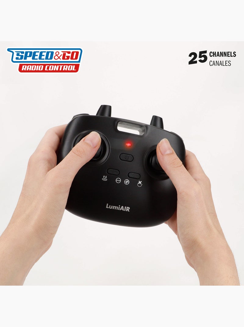 Drone giocattolo telecomandato a 360º con luci led 17x17 cm speed & go N/D - Kiabi