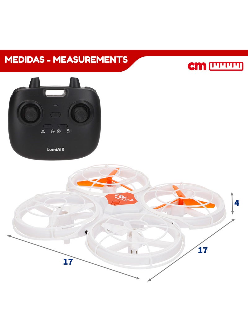 Drone giocattolo telecomandato a 360º con luci led 17x17 cm speed & go N/D - Kiabi