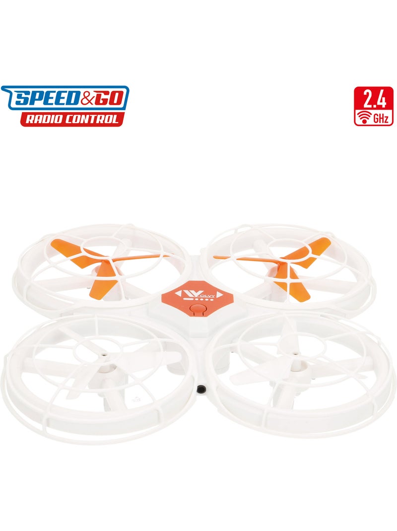 Drone giocattolo telecomandato a 360º con luci led 17x17 cm speed & go N/D - Kiabi