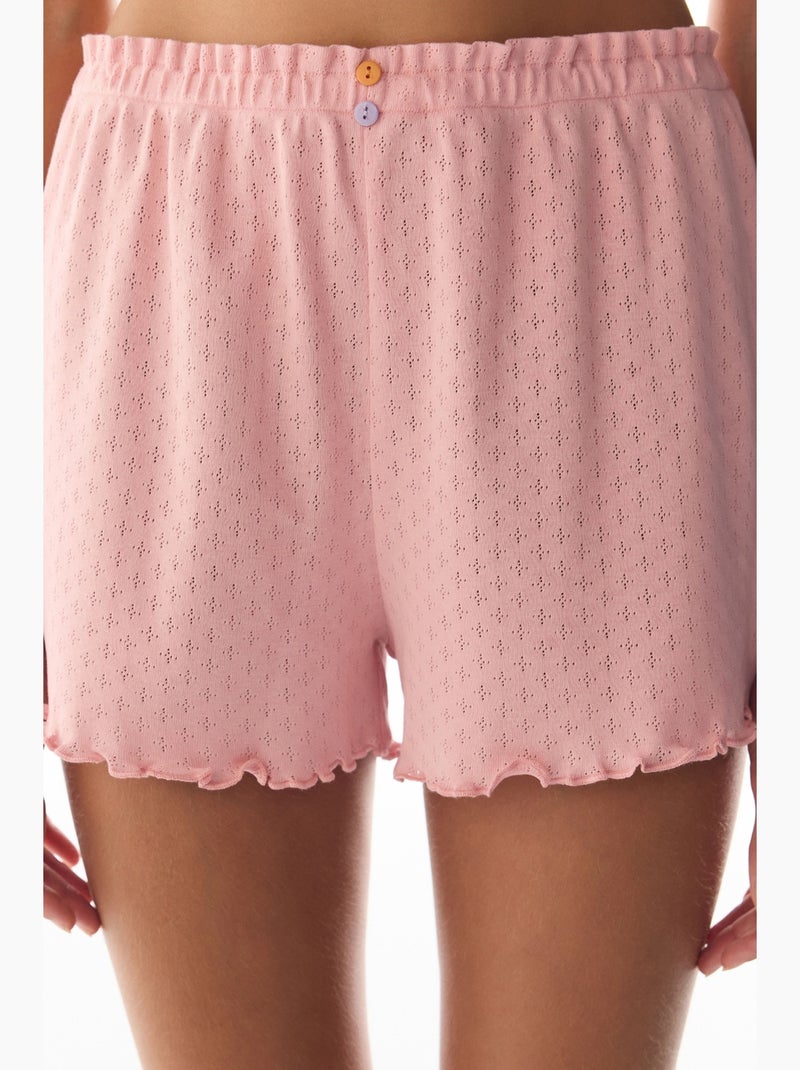 E sleep mode pantaloncino pigiama pointel penti Rosa confetto - Kiabi