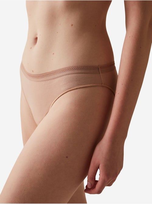 Easy cotone trim slip penti - Kiabi Easy cotone trim slip penti - Kiabi