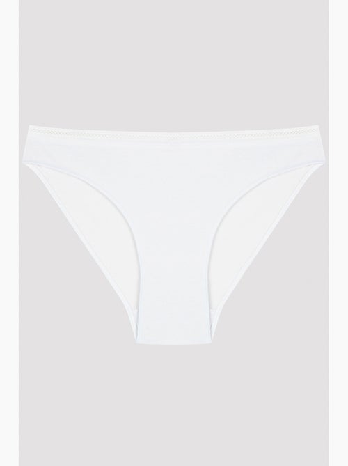 Easy cotone trim slip penti - Kiabi Easy cotone trim slip penti - Kiabi