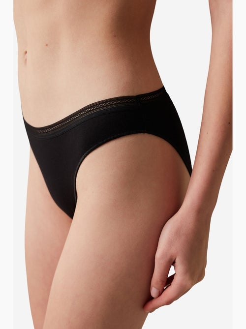 Easy cotone trim slip penti - Kiabi Easy cotone trim slip penti - Kiabi