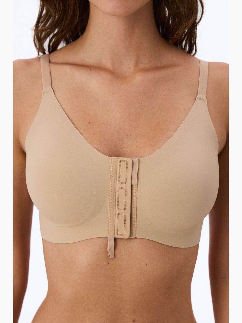 Easy open reggiseno imbottito facile da aprire penti Beige argilla - Kiabi