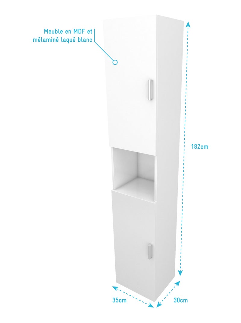 Eco 35 Unità alta Bianco - Kiabi