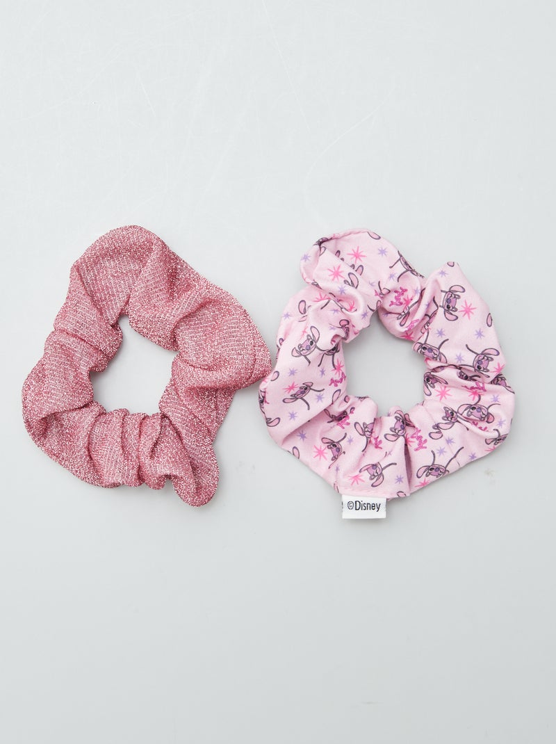 Elastici per capelli 'Stitch' speciale Natale - set di 2 ROSA - Kiabi