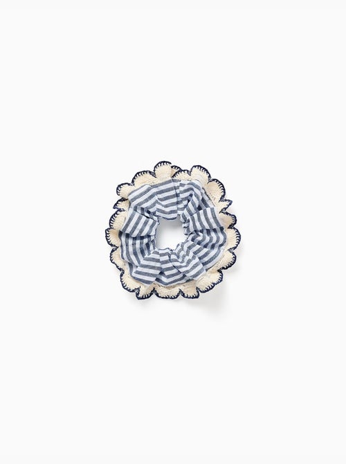 Elastico a righe con bordo all'uncinetto - Kiabi