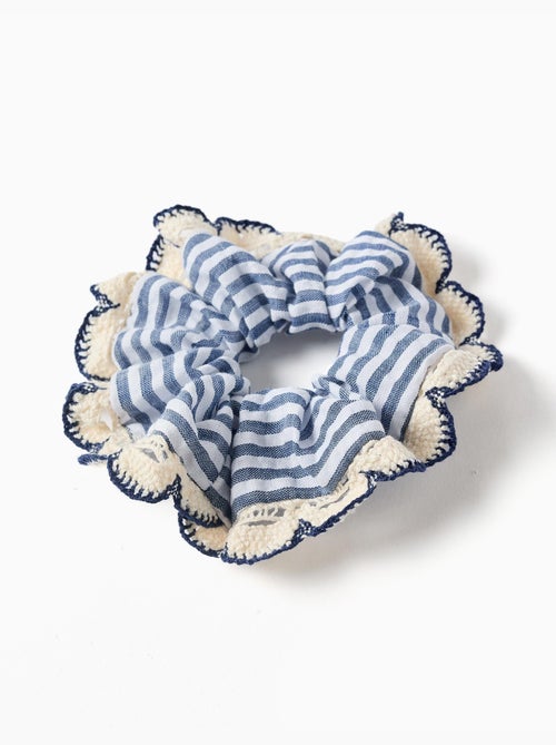 Elastico a righe con bordo all'uncinetto - Kiabi