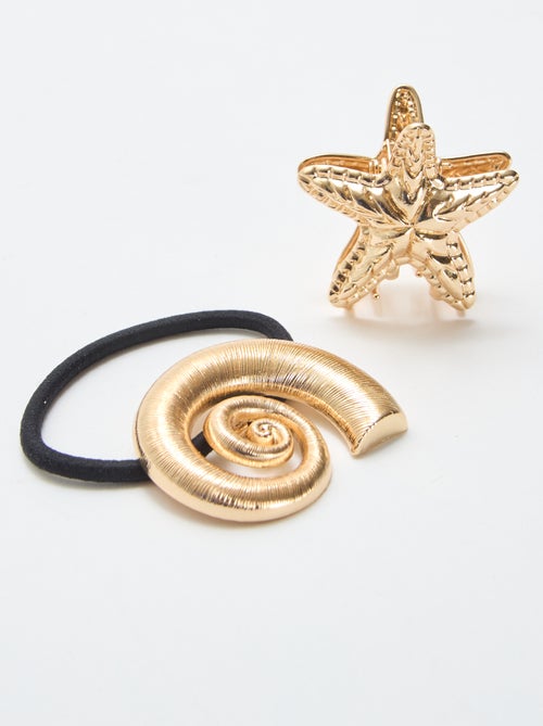 Elastico conchiglia e pinza a stella - Kiabi