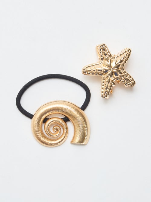Elastico conchiglia e pinza a stella - Kiabi