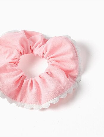 Elastico in cotone con orlo smerlato