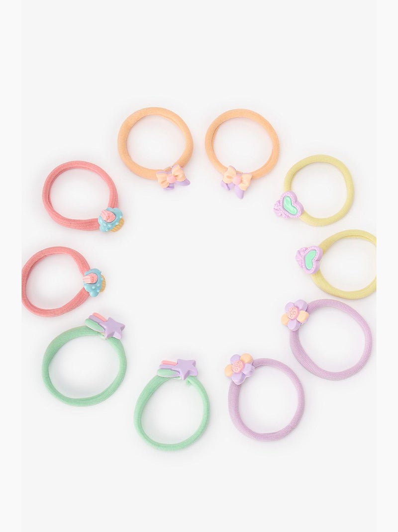 Elastico per capelli bambina penti Verde menta - Kiabi