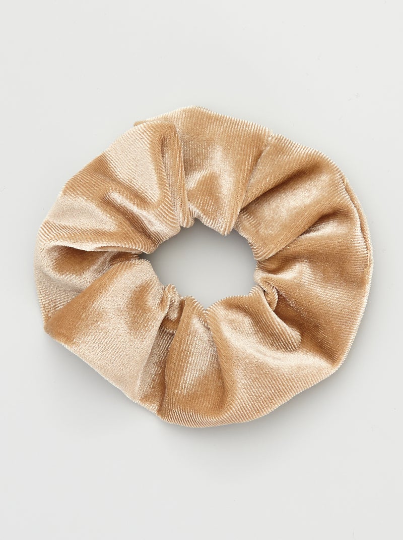 Elastico per capelli in morbido velluto BEIGE - Kiabi