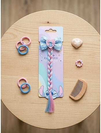 Elastico treccia con figurina stitch disney