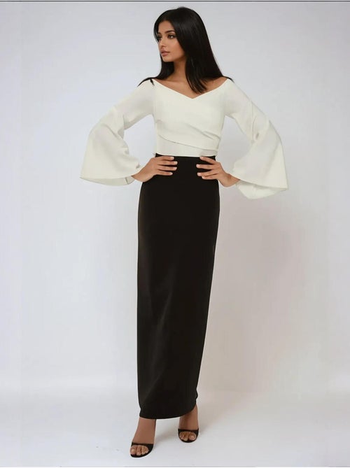 Elegante abito lungo su misura esclusivo - Kiabi Elegante abito lungo su misura esclusivo - Kiabi