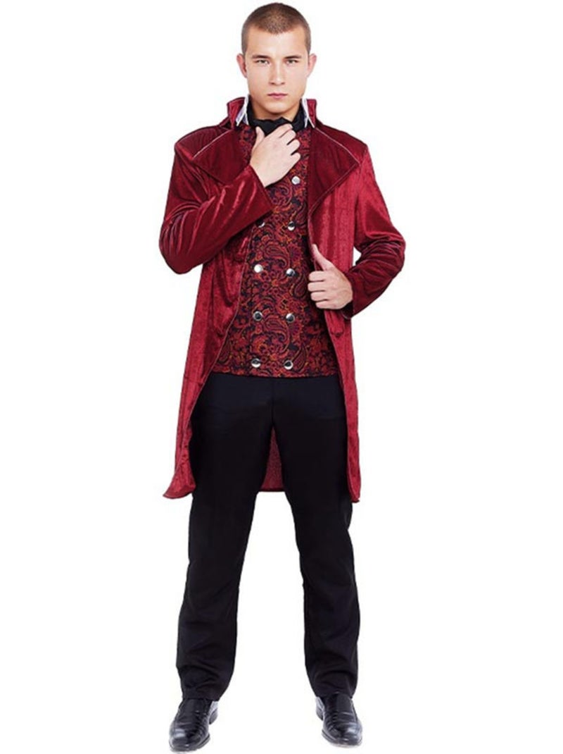 Elegante costume da duca inglese color bordeaux Multicolore - Kiabi