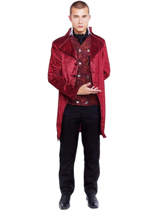 Elegante costume da duca inglese color bordeaux - Kiabi