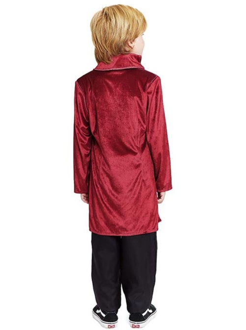 Elegante costume da duca inglese color bordeaux - Kiabi