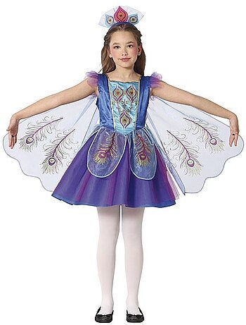 Elegante costume da pavone
