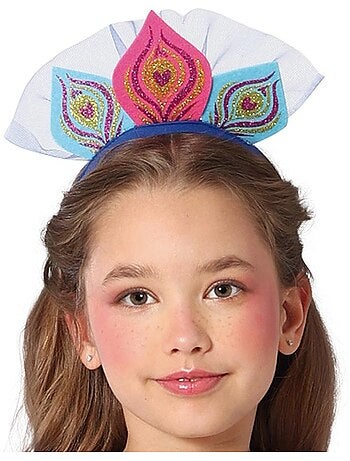 Elegante costume da pavone