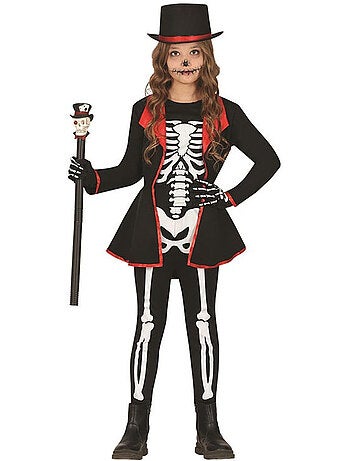 Elegante costume da scheletro