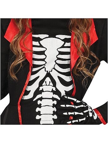 Elegante costume da scheletro