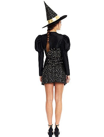 Elegante costume da strega con fiocco
