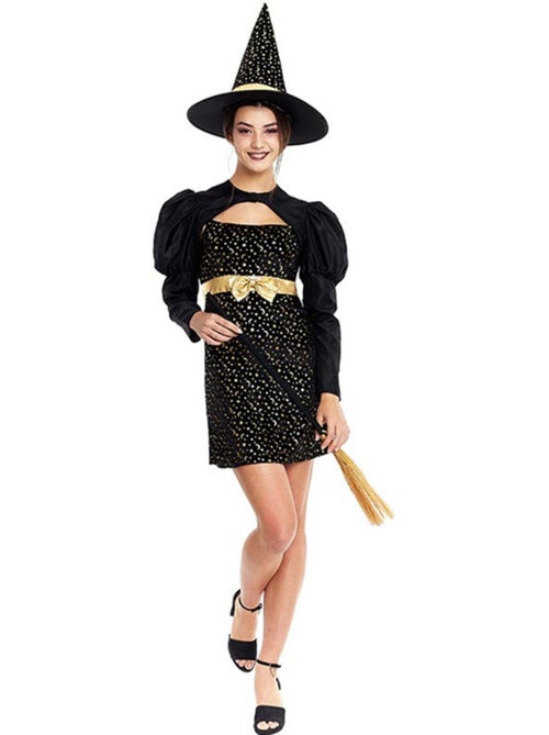 Elegante costume da strega con fiocco - Kiabi