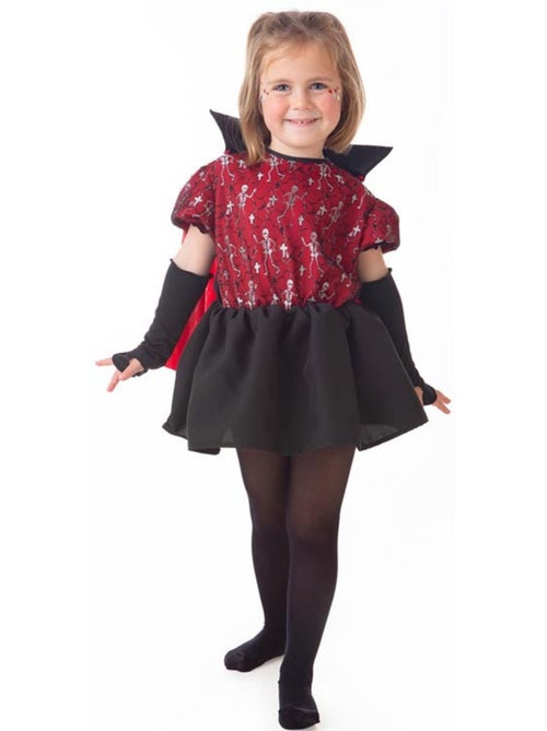 Elegante costume da vampiro scheletro con mantello - Kiabi