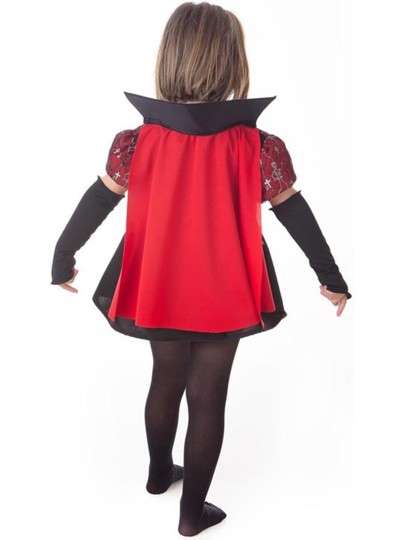 Elegante costume da vampiro scheletro con mantello Multicolore - Kiabi