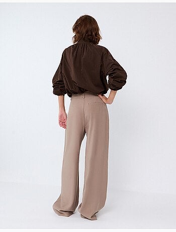 Eleganti pantaloni plissati, mo fashion