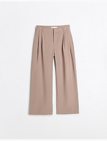Eleganti pantaloni plissati, mo fashion