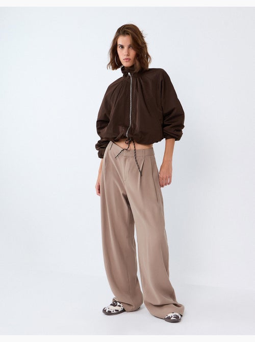 Eleganti pantaloni plissati, mo fashion - Kiabi