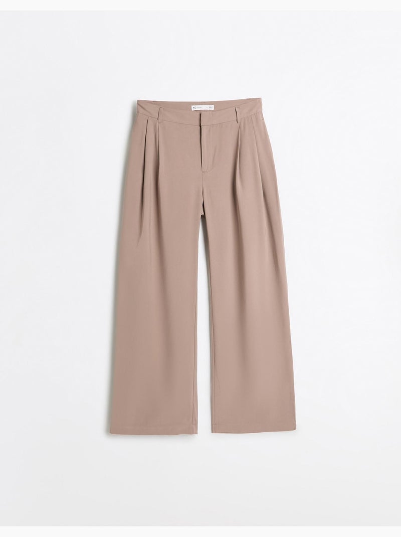 Eleganti pantaloni plissati, mo fashion Beige - Kiabi