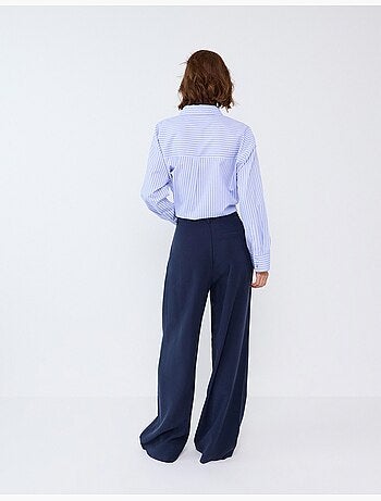 Eleganti pantaloni plissati, mo fashion