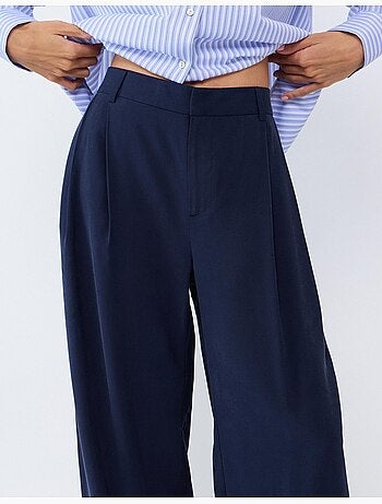 Eleganti pantaloni plissati, mo fashion