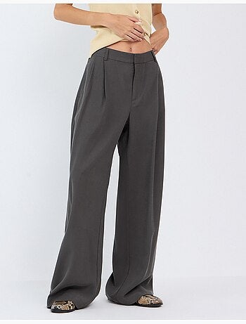 Eleganti pantaloni plissati, mo fashion