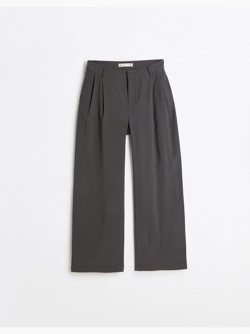 Eleganti pantaloni plissati, mo fashion Grigio - Kiabi