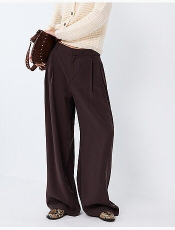 Eleganti pantaloni plissati, mo fashion