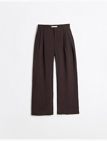 Eleganti pantaloni plissati, mo fashion